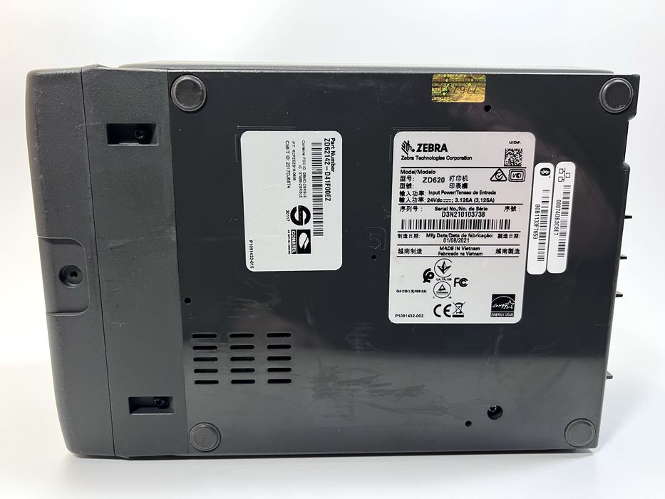 Термопринтер  Zebra ZD620 (usb, rs232, LAN , BT). Різак.