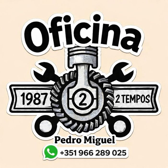 Oficina 1987-2-Tempos - Reparação Motosserras, Roçadoras, Corta-relvas e Motores 2/4 Tempos - Carvalhal Redondo