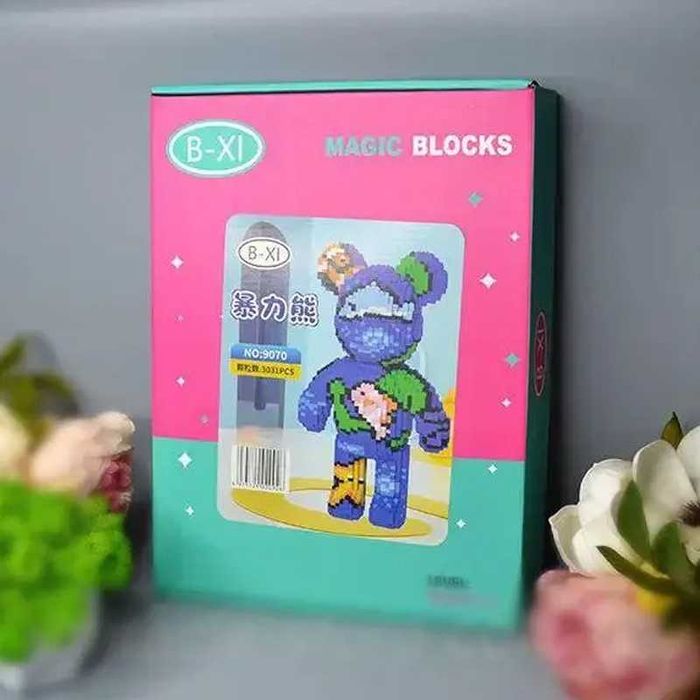Конструктор MAGIC BLOCKS в форме популярного мишки 0709