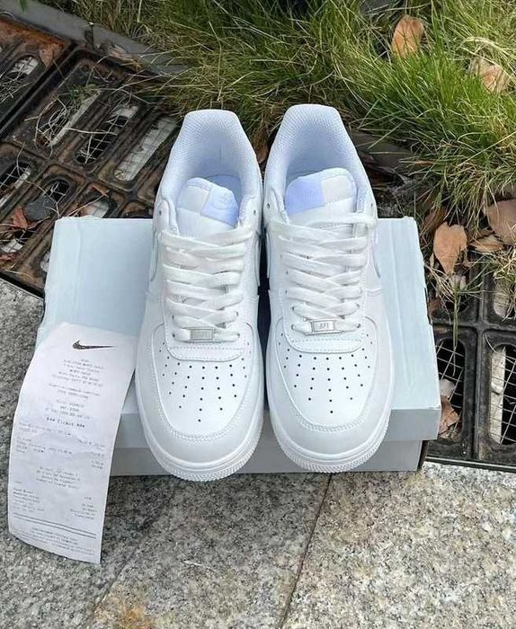 Nike Air Force 1 One All White 38