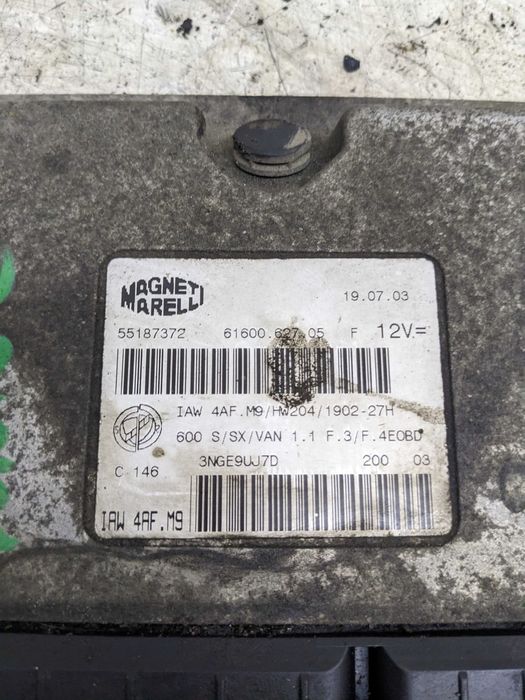 Fiat Seicento 1.1 Komputer Sterownik Silnika