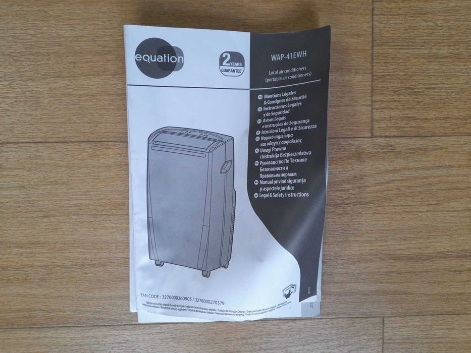 Ar Condicionado portátil EQUATION WAP-41EWH