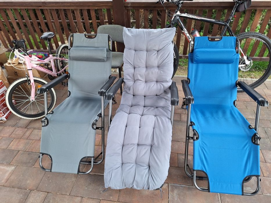 Leżak ogrodowy rozkladany