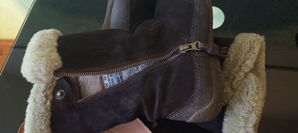 Сапожки Clarks валенки натуральна замша