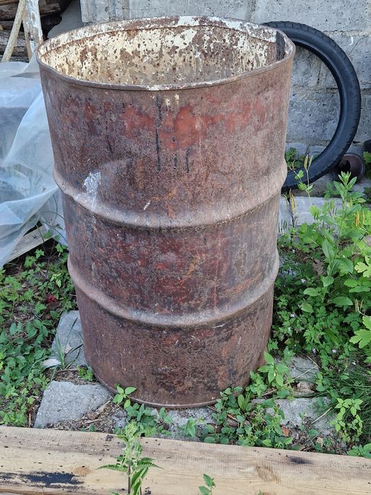 Beczka Stalowa na zboże, kompost