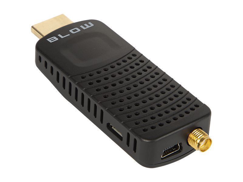 Tuner DVB-T2 BLOW 7000FHD MINI H.265 HEVC + antena pokojowa