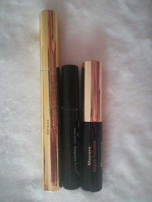 Máscara de pestanas Sisley | Clarins supra volume | H&M High and Dry