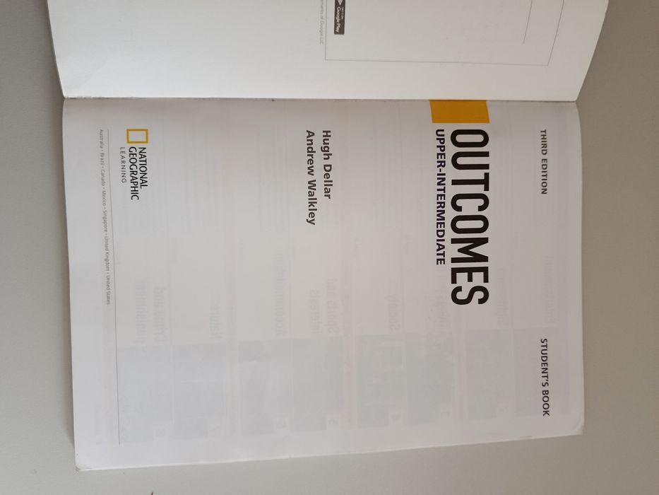 Outcomes Upper Intermediate B2 – Third Edition | National Geographic Learning