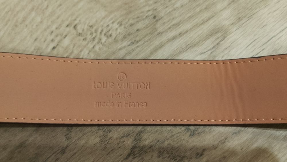 Pasek Louis Vuitton brązowy