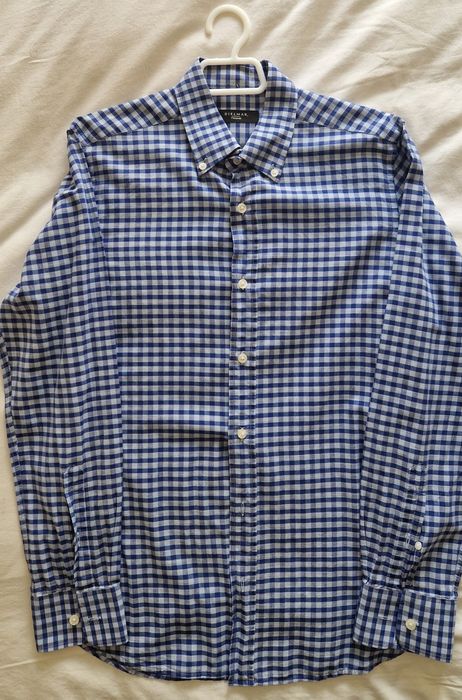 Camisa Dielmar xadrez azul