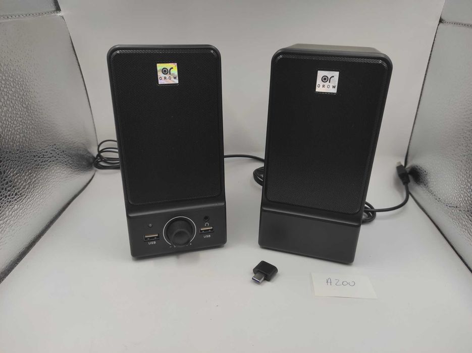 2x orow głośniki komputerowe usb s203