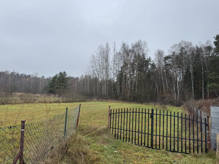 Działka w ostatniej linii zabudowy