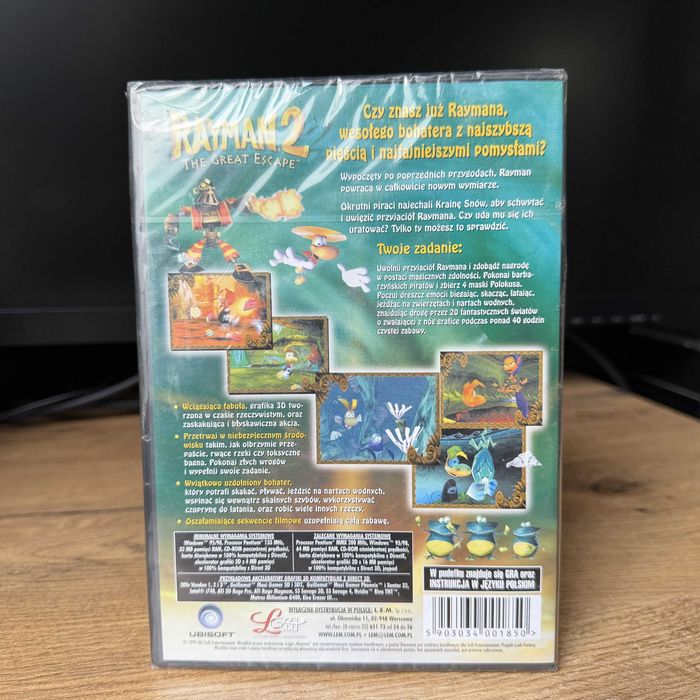 PC # Rayman 2 The Great Escape PL (Folia)