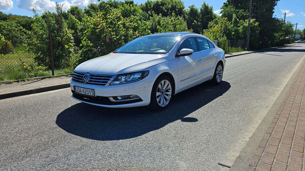 VW CC 2.0 TSI / Salon Polska / Panorama / Podgrzewana przednia szyba