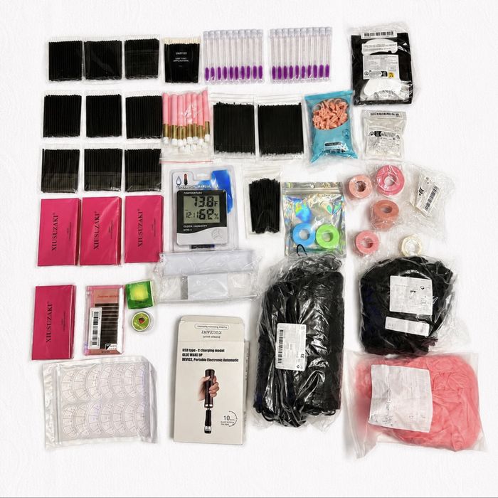 Kit Completo Extensão de Pestanas/ Lash Supplies.