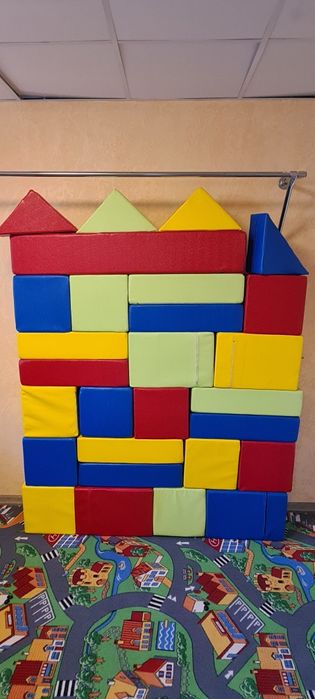 М'який підлоговий конструктор, м'які ігрові модулі, містечко