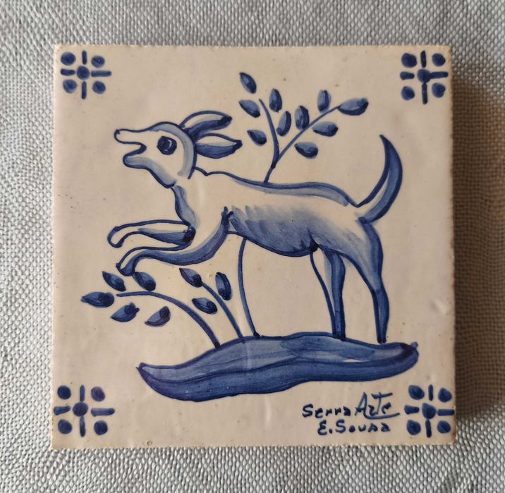 Azulejo antigo - Serra Arte E. Sousa