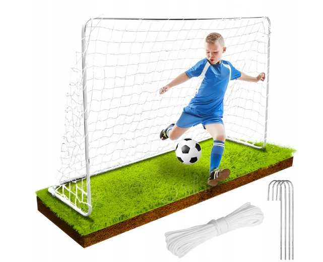 Детские футбольные ворота 183х122х61 см металлические