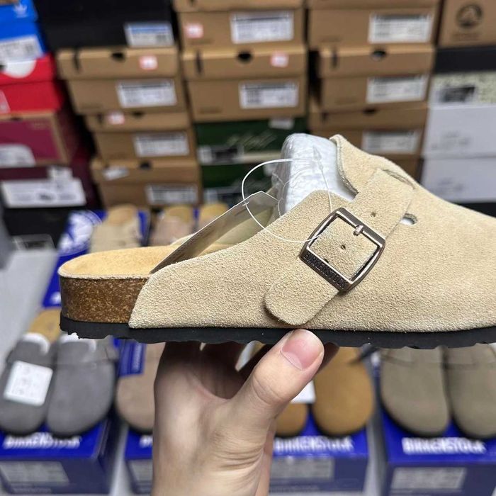 Birkenstock Boston beżowe 41