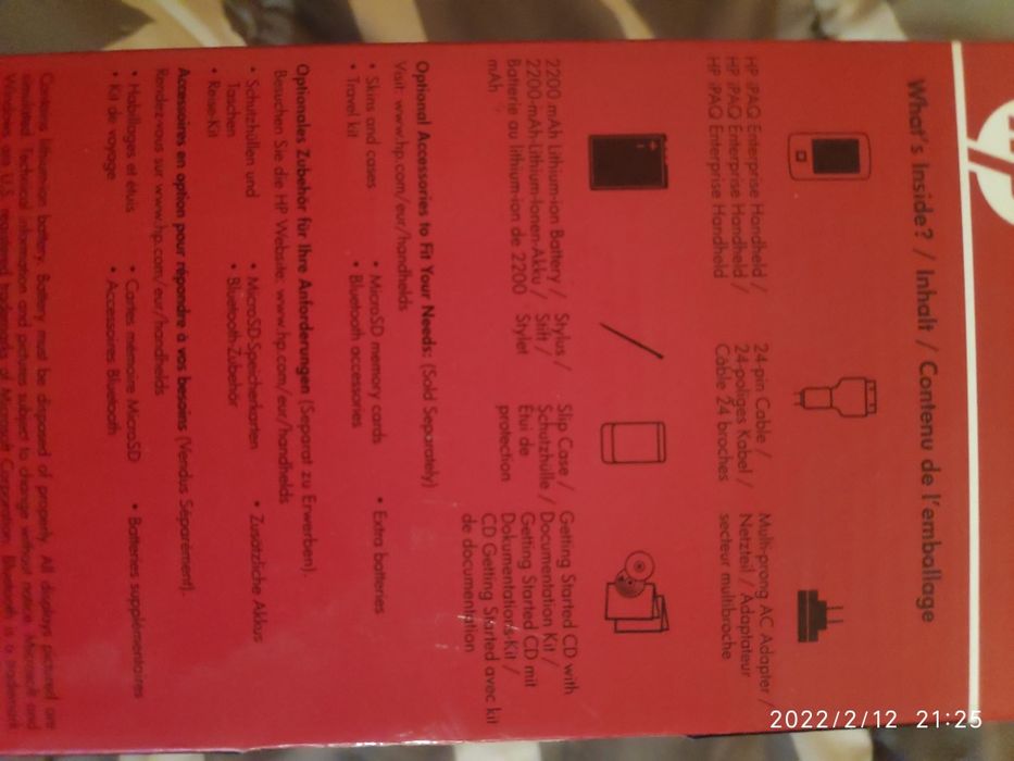 HP iPAQ 214 Enterprise Handheld PDA64343236213377122