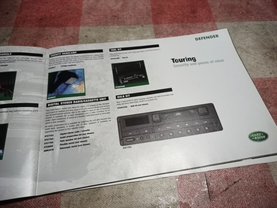 Catálogo acessórios land rover defender