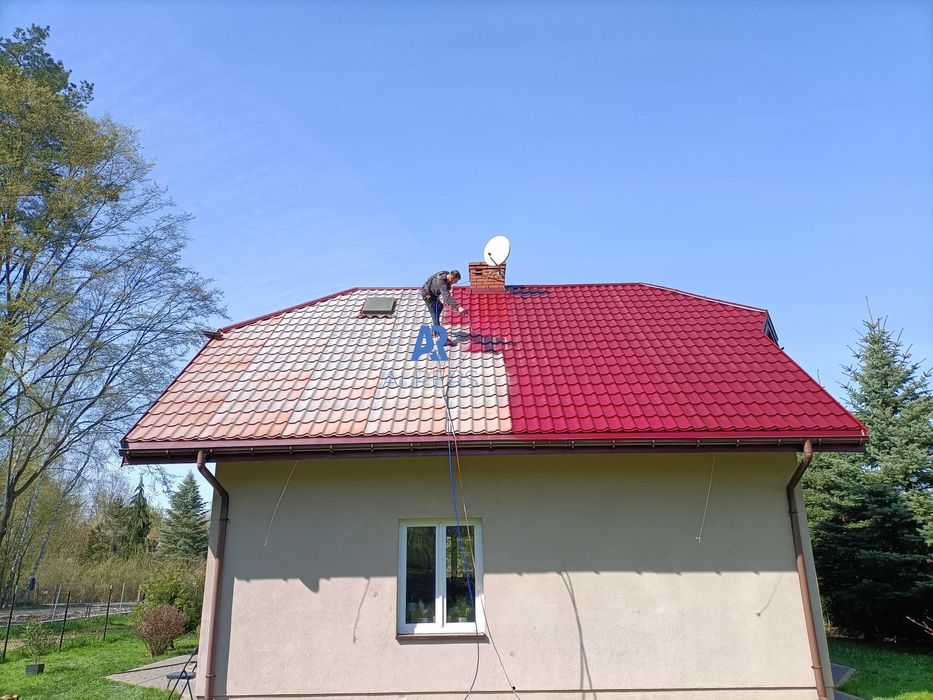 Mycie Malowanie Dachów Elewacji Czyszczenie dachu renowacja kominów