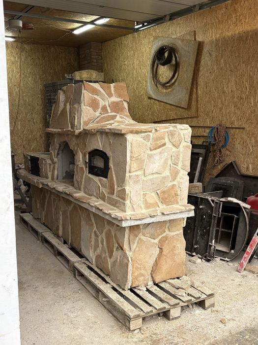 Grilowedzarnia grill murowany piec pizza grilla z kamienia