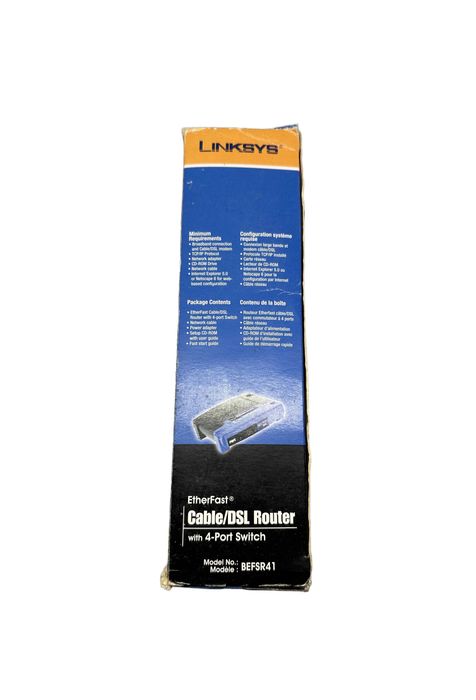 Linksys EtherFast Cable/DSL Router w/4-Port Switch BEFSR41434464867736637442