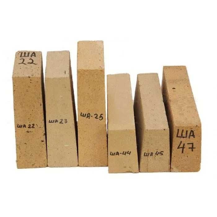 Шамотна цегла ша-5, ша-6, ша-8, ша-10, ша-22, ша-44, ша-45