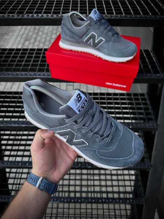 !АКЦІЯ! Кросівки New Balance 574 Dark Grey 41 42 43 44 45 ню беленс