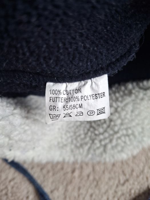Czapka zimowa jeansowe dla chłopca