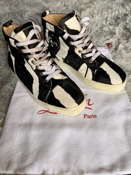 Sapatilha  Christian Louboutin pony hair