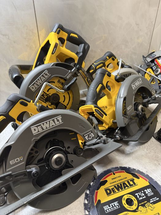 DeWALT 165/184mm 20/60Vmax дискові пили DCS565/570/573/577/578 США