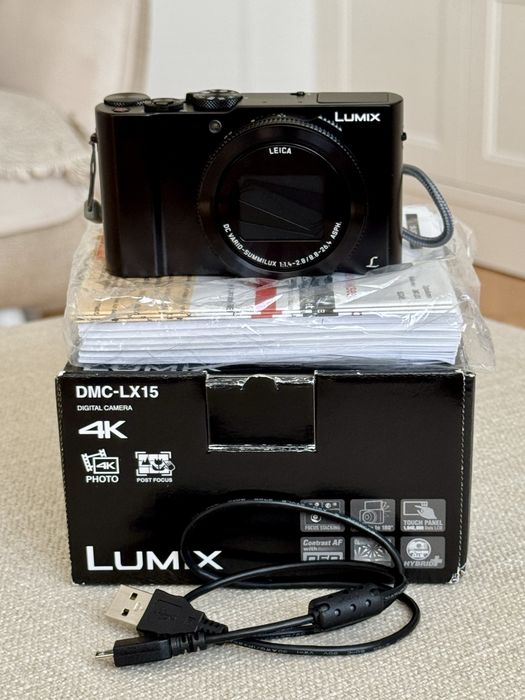 Aparat kompaktowy Lumix DMC-LX15 stan idealny komplet LX15 LX10