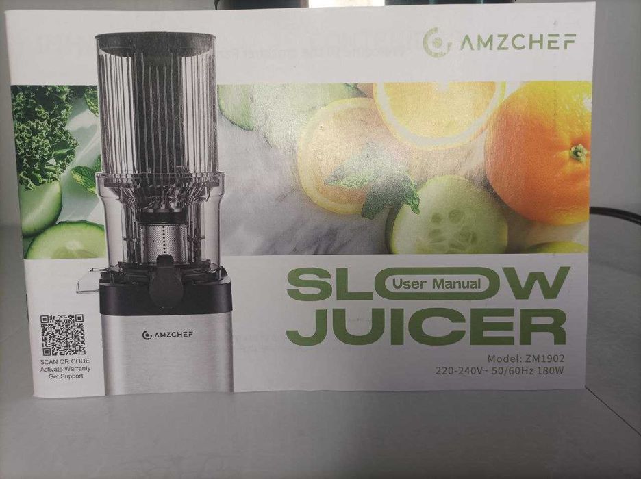 Соковижималка повільного віджиму AMZCHEF ZM1902 (220–240V)