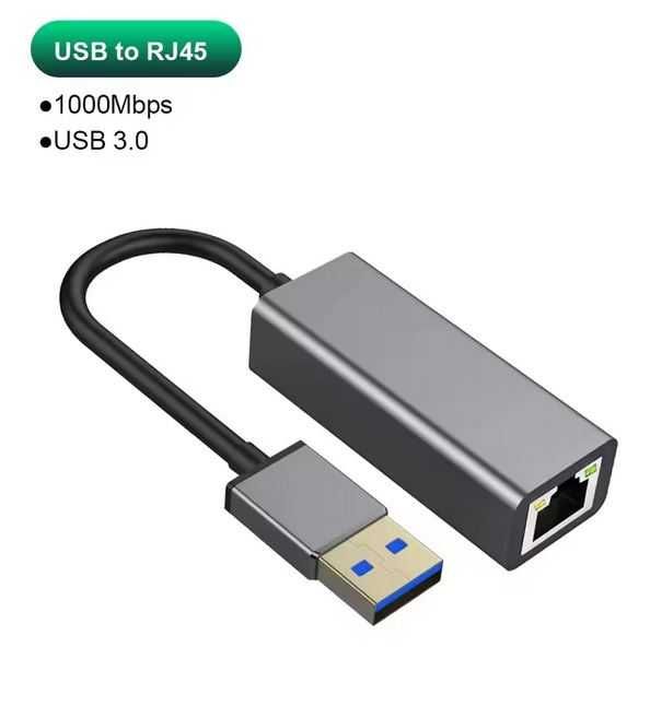Адаптер Ethernet USB 3.0 RJ45 1000 Мбит/с