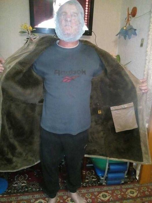 Мужская натуральная дублёнка