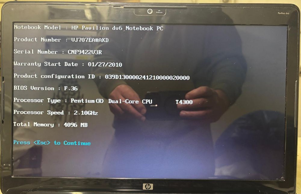 Laptop HP Pavilion dv6 wysyłka gratis