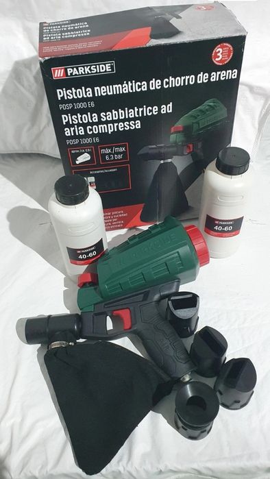 Pistola de Jato de areia Pneumática