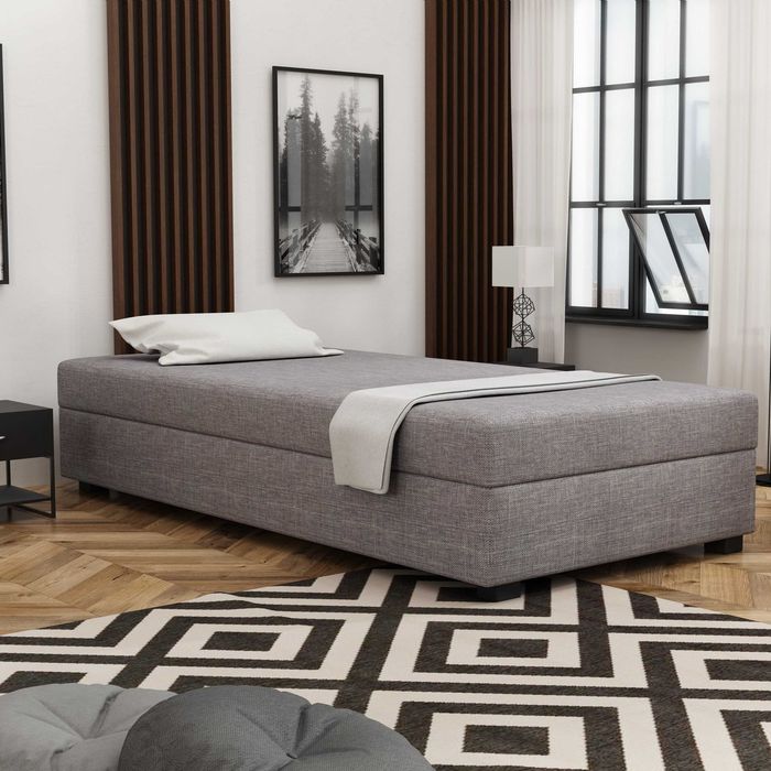 Łóżko z materacem Tapczan  jednoosobowy darmowa dostawa sofa wersalka