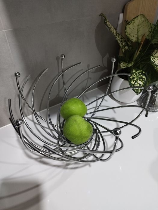 Fruteira cromada