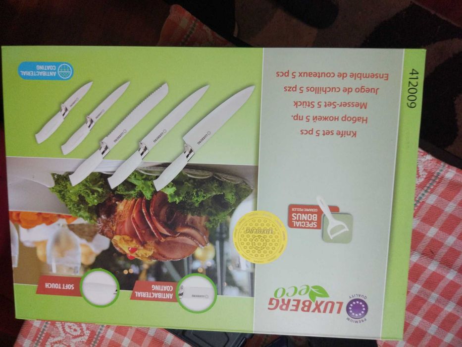 Conjunto de facas cerâmica lindas