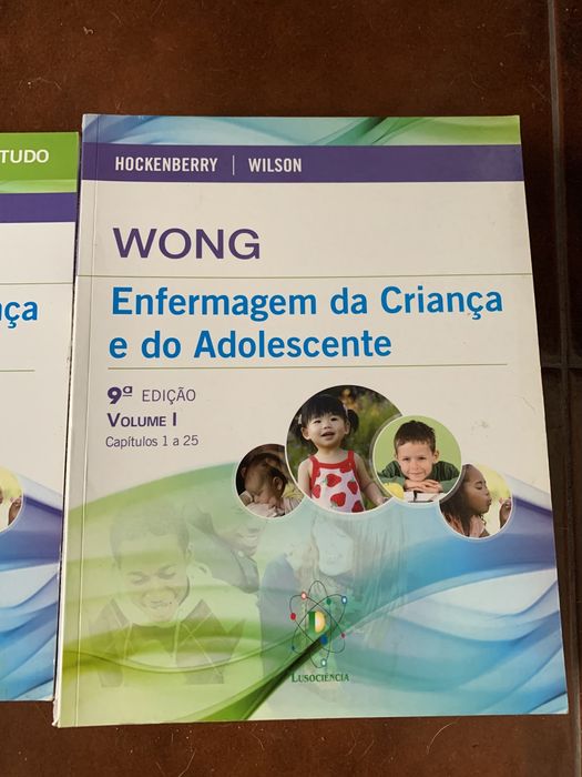 Enfermagem da Criança e do Adolescente Wong 2 vol + guia estudo