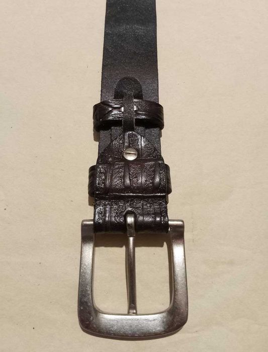 Новый мужской кожаный ремень "Miguel Miratez". Португалия. Оригинал.