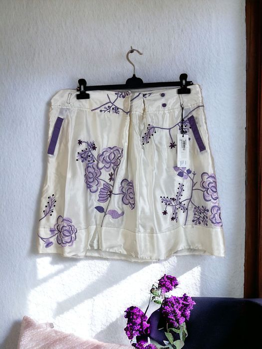 Essentiel Antwerp Reponce Skirt roz. 42 jedwabna spódnica