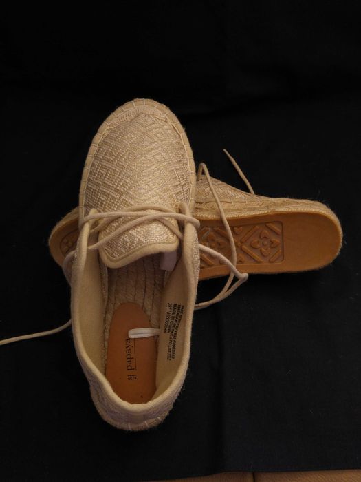 Espadryle, półbuty damskie papaya