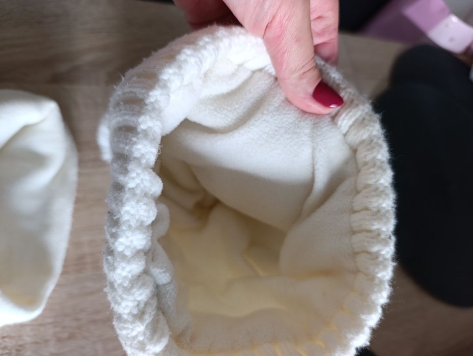 Czapka+komin dla dziewczynki