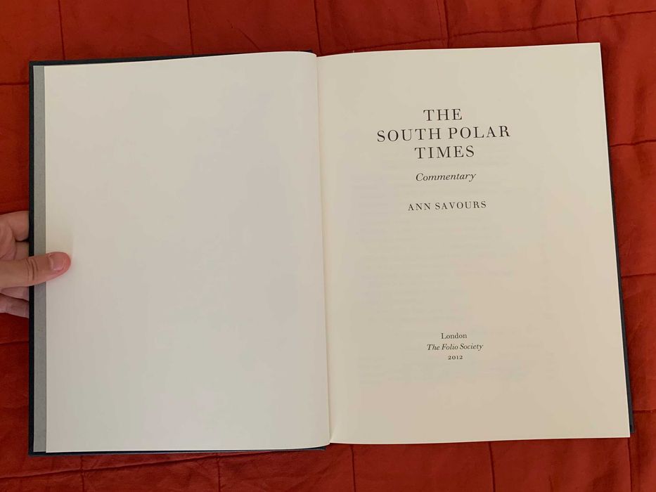 Commentary on The South Polar Times, 2012 - Ann Savours