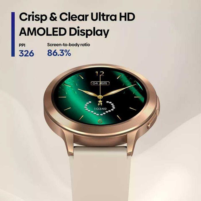 Smartwatch damski  Zeblaze BTalk2 Amoled telefon BT PL.