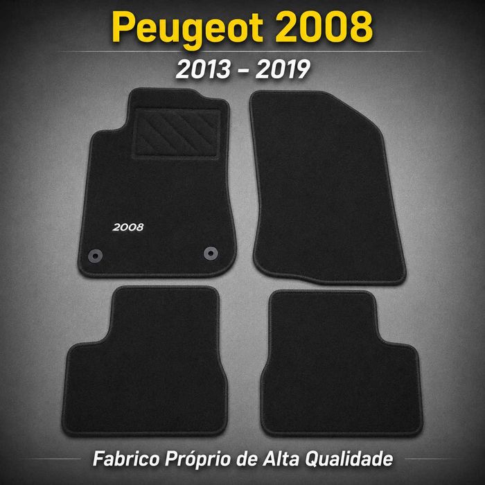 4 Tapetes - Peugeot 208/308/508/2008/3008